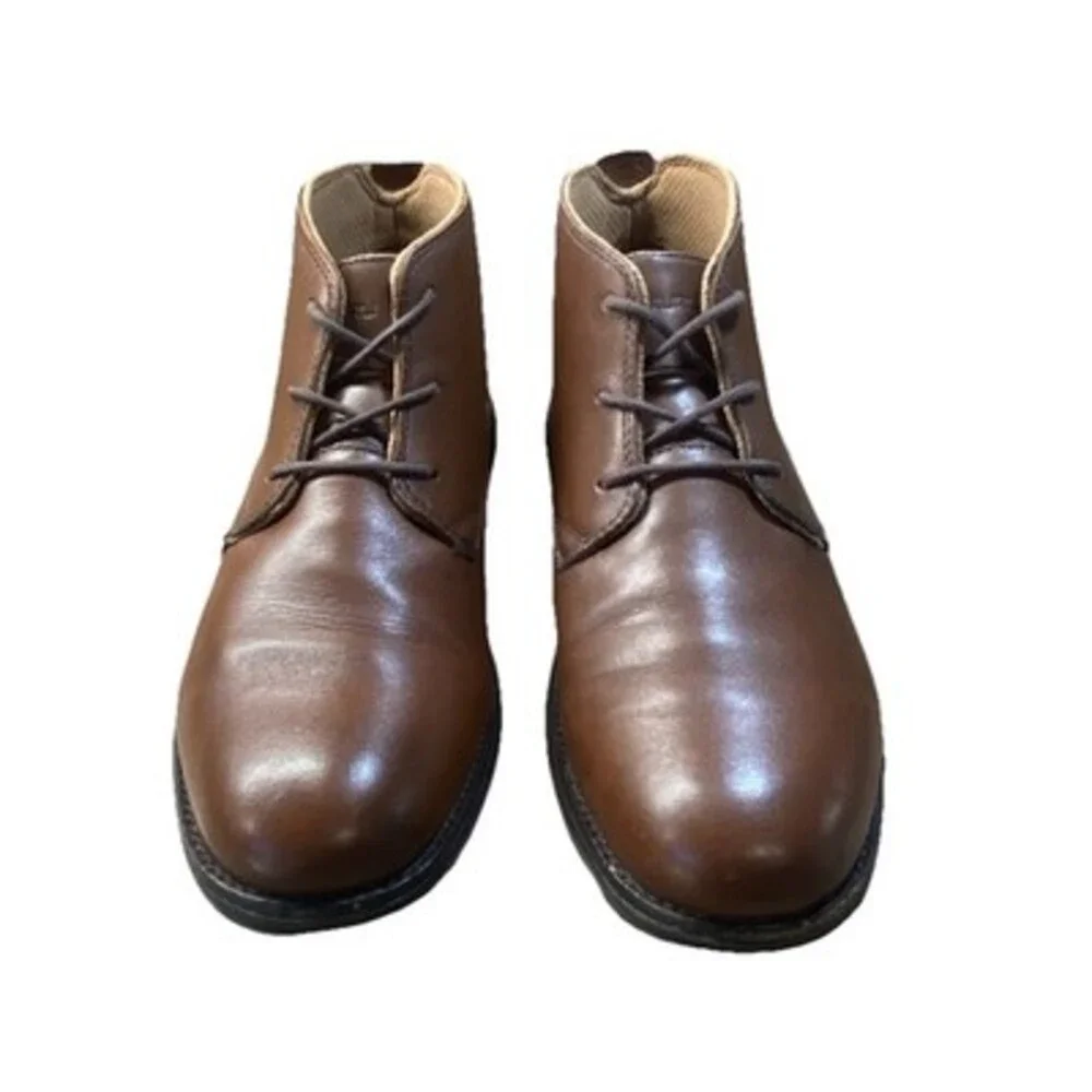 Kuru Mens Boots 9 Aalto Chukka Brown Mid‎ Orthopedic Leather Ankle Arch Comfort
